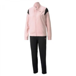 Puma Damen Classic Tricot Suit Op Trainingsanzug Sportanzug 589133 Rosa